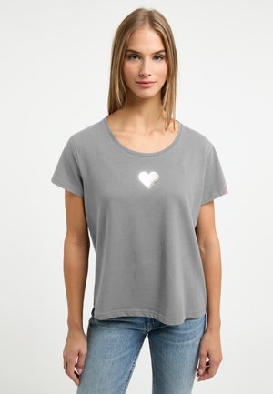 T-shirt print - grau