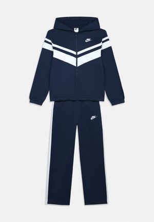 UNISEX SET - Tracksuit - midnight navy/white
