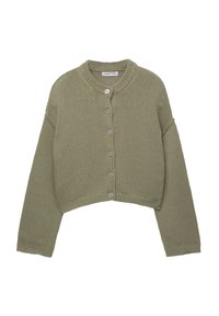 BUTTONED - Cardigan - khaki