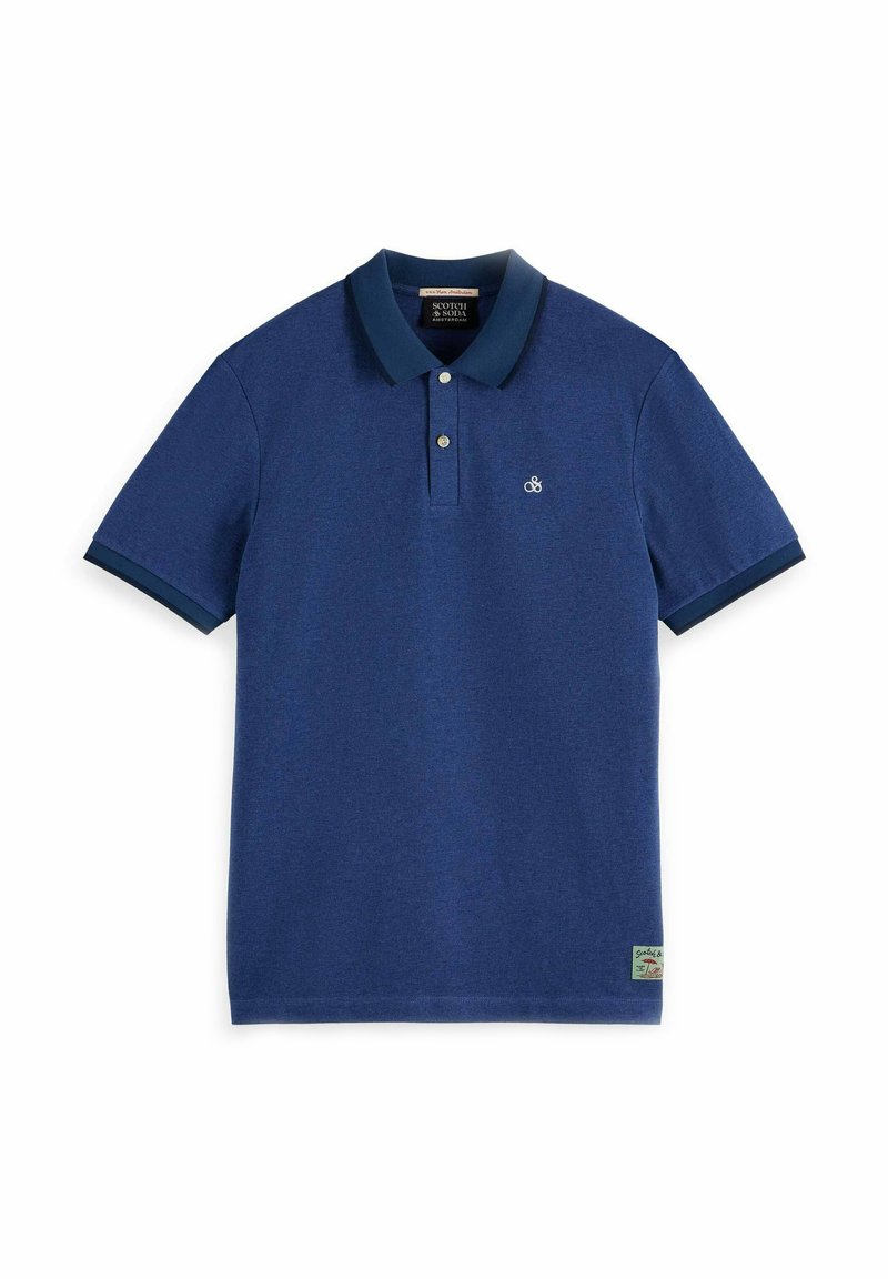 Scotch & Soda SOLID MELANGE REGULAR FIT - Polo - dunkelblau