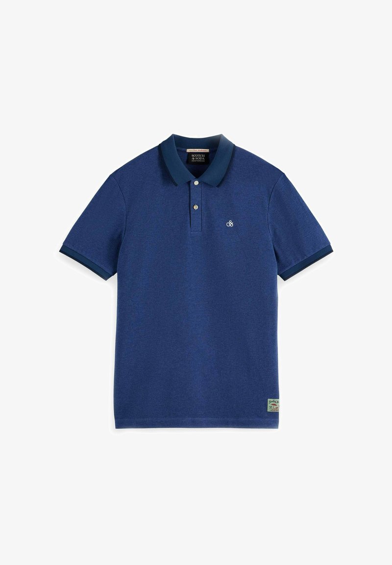 Scotch & Soda SOLID MELANGE REGULAR FIT - Polo - dunkelblau