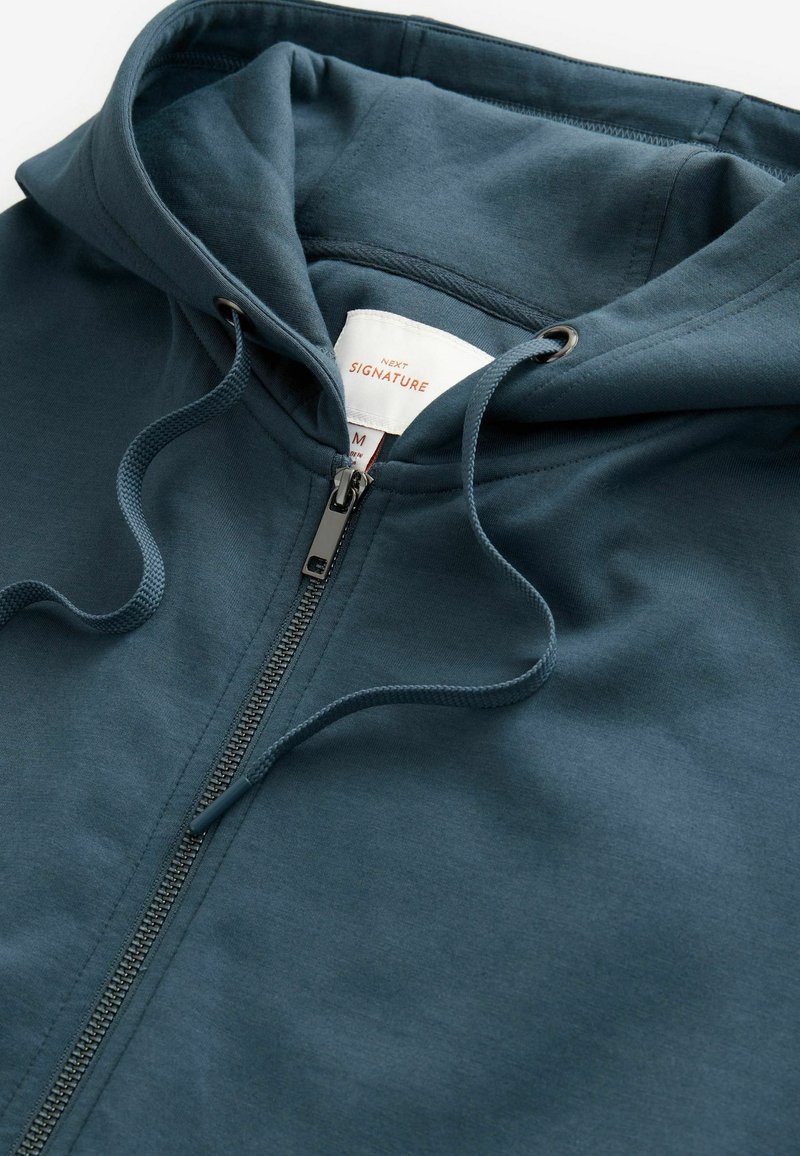 Sweat zippé à capuche - Bleu - Grandes tailles - Femme - 4.50