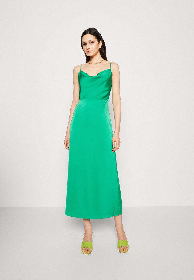 VILA VIRAVENNA DEEP BACK DRESS Cocktail dress / Party dress green