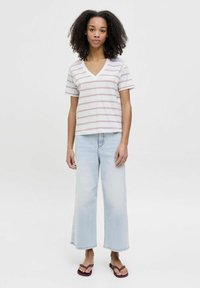 JJXX Camiseta estampada - bright white