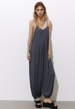 PULL&BEAR, FLOWING SAROUEL, niebieski