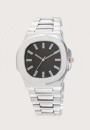 Pier One UNISEX - Horloge - silver-coloured/black