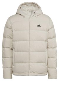 adidas Sportswear HELIONIC HOODED DOWN - Daunenjacke - beige