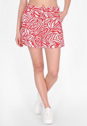 Shorts - white red
