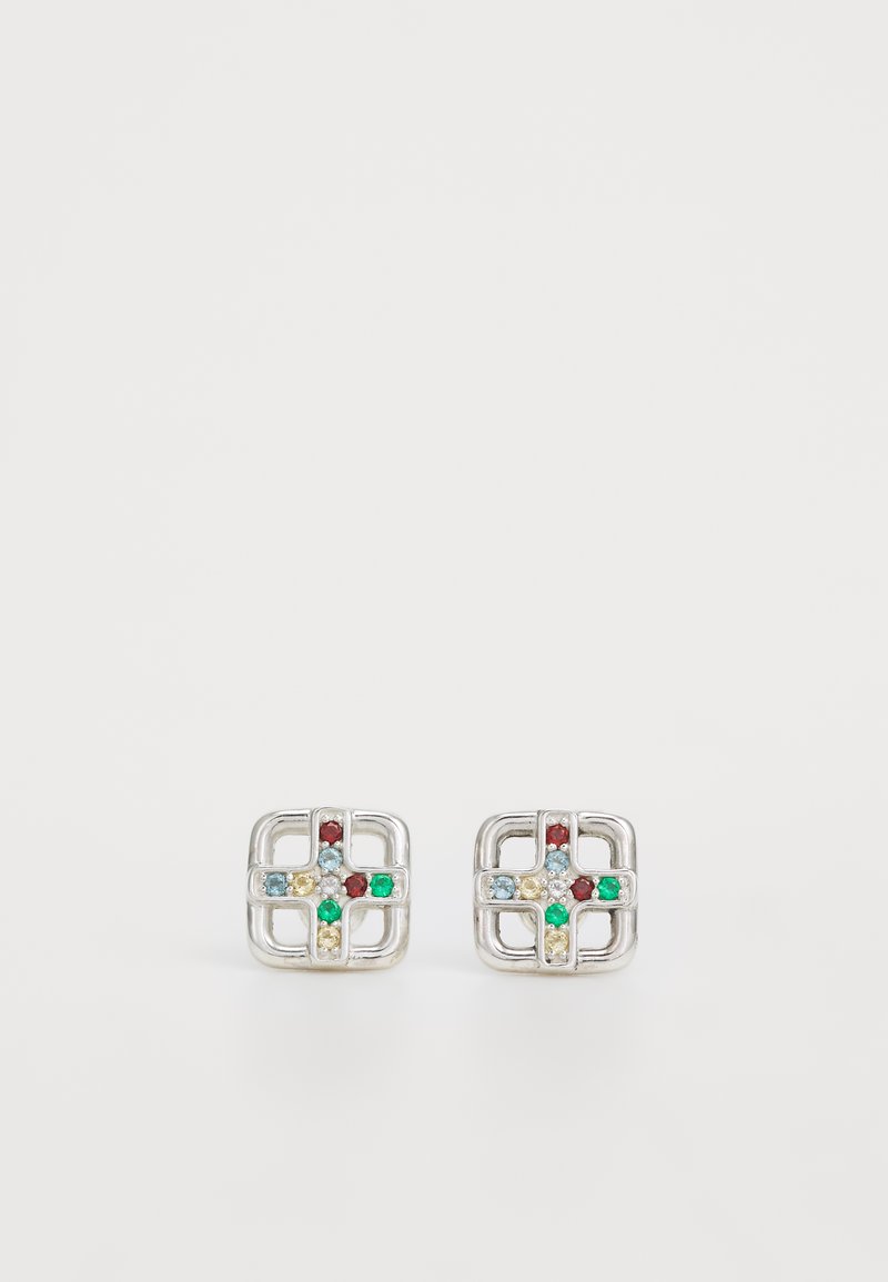 Maple CROSS UNISEX - Boucles d'oreilles - silver coloured