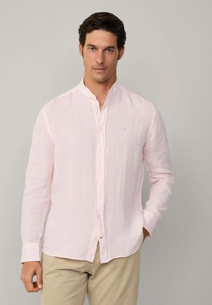 TAILORED FIT LINEN PORTER SHIRT - Shirt - summer pink