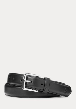 Polo Ralph Lauren, FULL-GRAIN LEATHER DRESS BELT - Puvunhousujen vyö - black