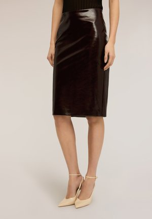 Pencil skirt - bordeaux
