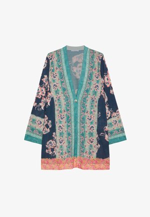 Luisa Viola, CARDIGAN STAMPATO - Cardigan - blu