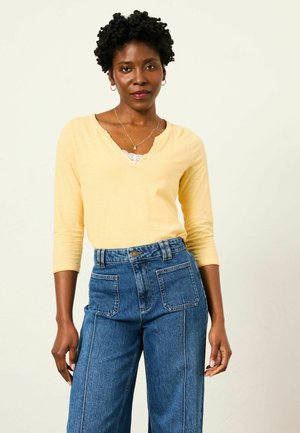 REGULAR FIT - 3/4 SLEEVE  - Langarmshirt - yellow