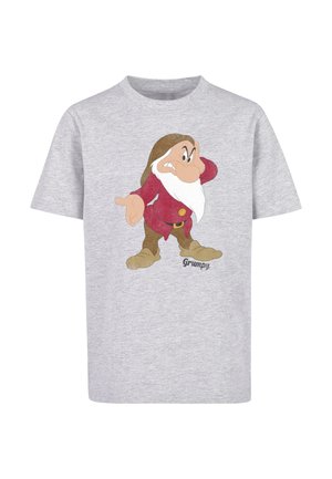 DISNEY SNOW AND THE SEVEN DWARVES CLASSIC GRUMPY - Print T-shirt - heather grey