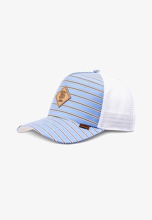 Djinn's, HFT CAP BUSINESS STRIPE UNISEX - Cap - light blue white