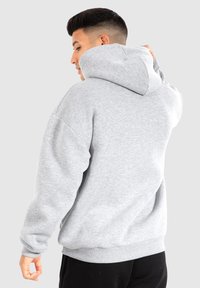 Smilodox DAWSON OVERSIZED HOODIE - Felpa con cappuccio - grau melange