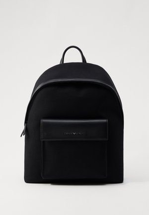 Emporio Armani BACKPACK UNISEX - Rucksack - black beauty