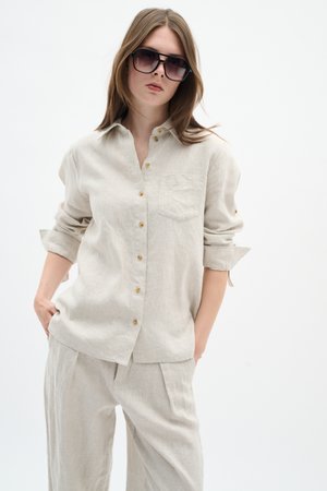 InWear DILANAIW CLASSIC  - Hemdbluse - ecru melange