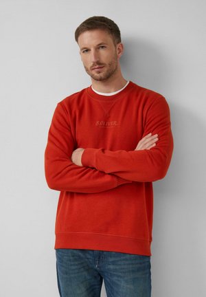 Sweatshirt - mohnrot