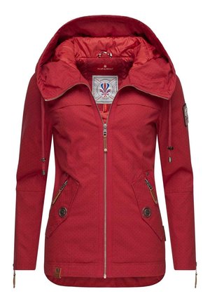 Parkas - mottled red