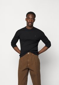 Scotch & Soda ESSENTIALS - CREWNECK - Sweater - black