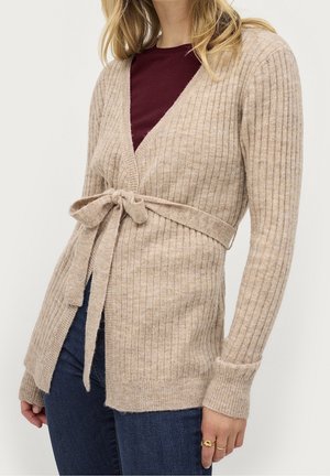 Strickjacke - beige
