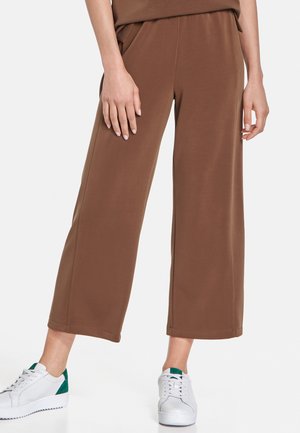 GEWIRKE MODISCHE - Tracksuit bottoms - cacao