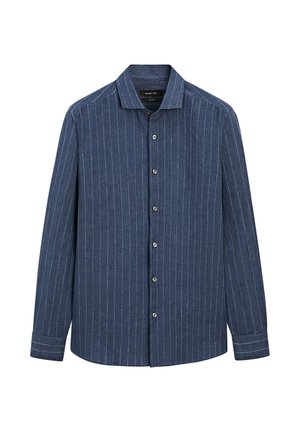 Massimo Dutti, Hemd - mottled dark blue