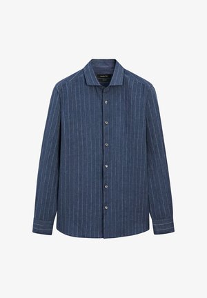 Massimo Dutti, Hemd - mottled dark blue