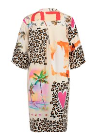 Key Largo MOSAIC V-NECK - Freizeitkleid - pink