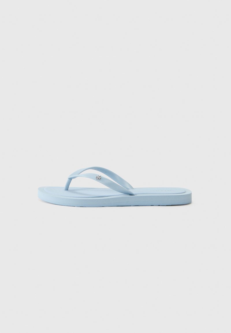 Tory Burch - KIRA - Tåsandaler - aria blue/silver, Forstørre