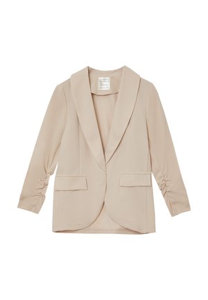 MANICHE ARRICCIATE - Blazer - beige vivo