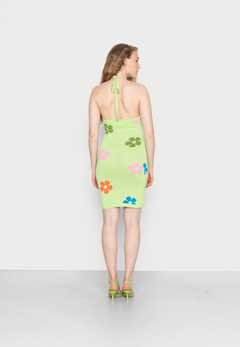 Glamorous HALTER BODYCON DRESS - Day dress - lime/green - Zalando