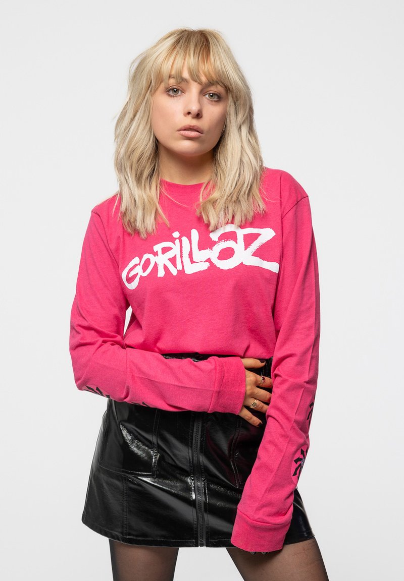 Paradiso Clothing GORILLAZ REPEAT PAZUZU - Long sleeved top - pink