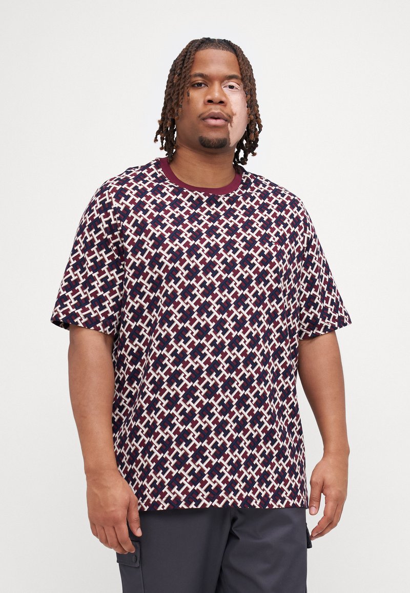 Tommy Hilfiger MONOGRAM TEE  - T-shirts med print - red/white/blue