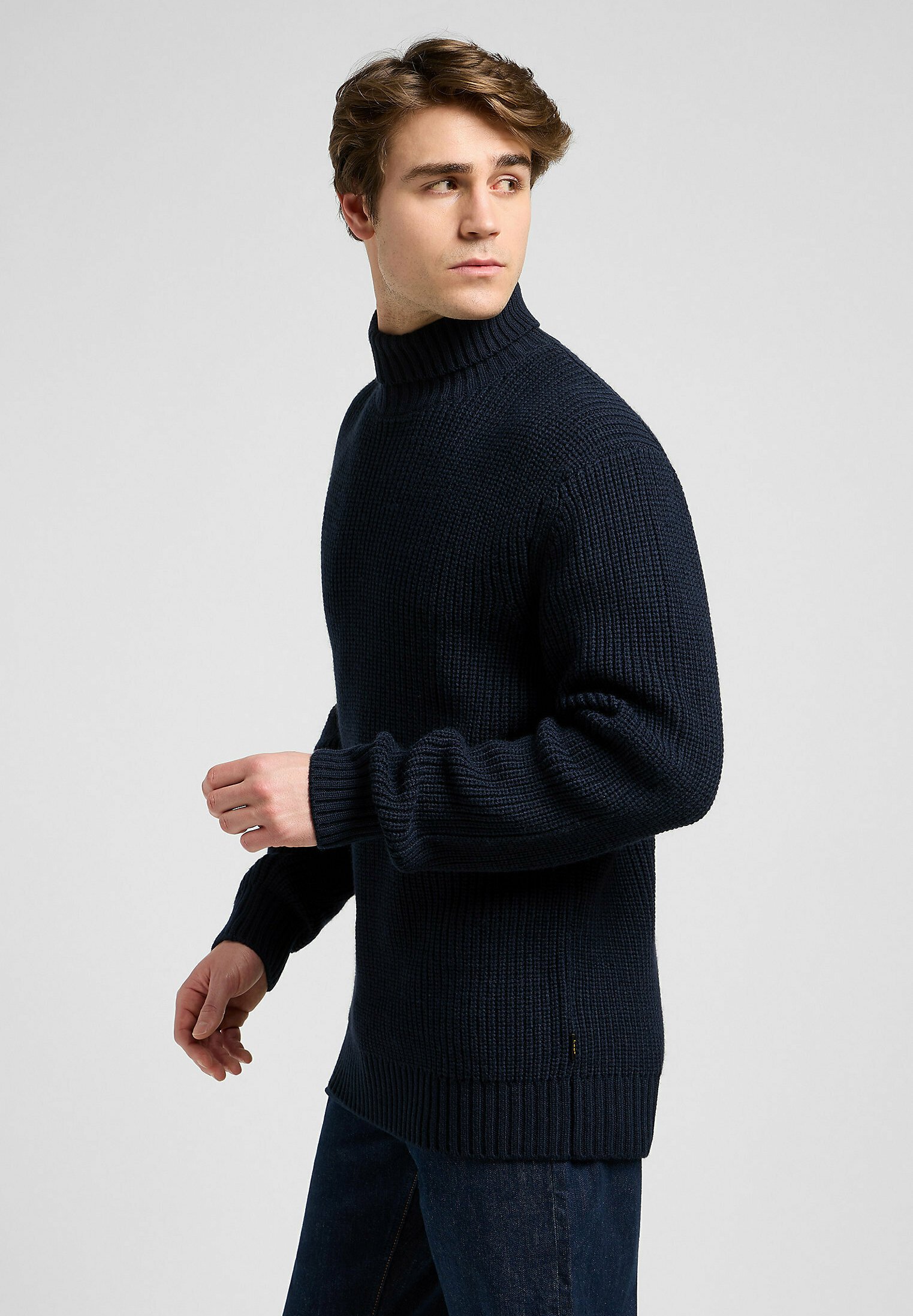トップス HERILL Blacksheep Turtle neck Knit NAVY Lee LONG SLEEVE HEAVY TURTLE NECK - Jumper - rivet navy/dark blue