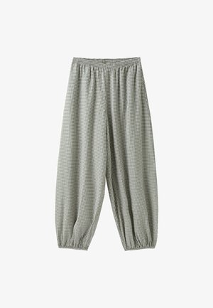 Stradivarius, POPLIN VOLUME TROUSERS 01214154 - Stoffhose - khaki