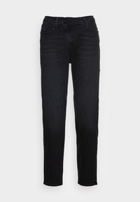 MOM JEAN - Calças de ganga de corte relaxado - denim black