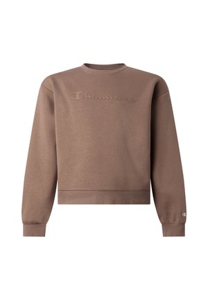 Champion, CREWNECK STANDARD FIT - Felpa - brown