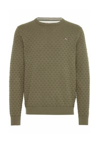 FQKYLE structure crewneck knit - Pullover - grape leaf