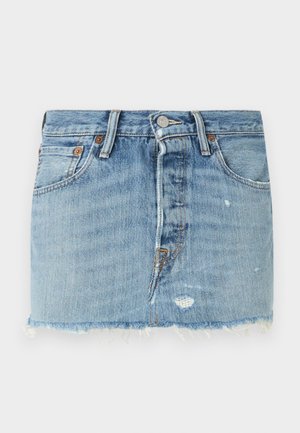 EB Denim, VINTAGE MINI SKIRT - Τζιν φούστα - light-blue denim
