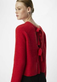Object OBJPARVI NOOS - Cardigan - flame scarlet
