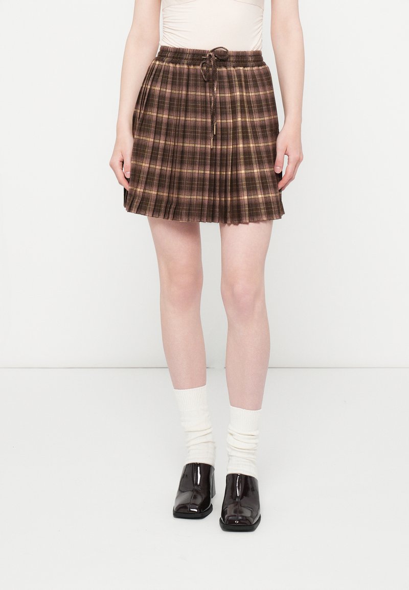 Scotch & Soda Minirok bruin Scotch & Soda Minirok bruin