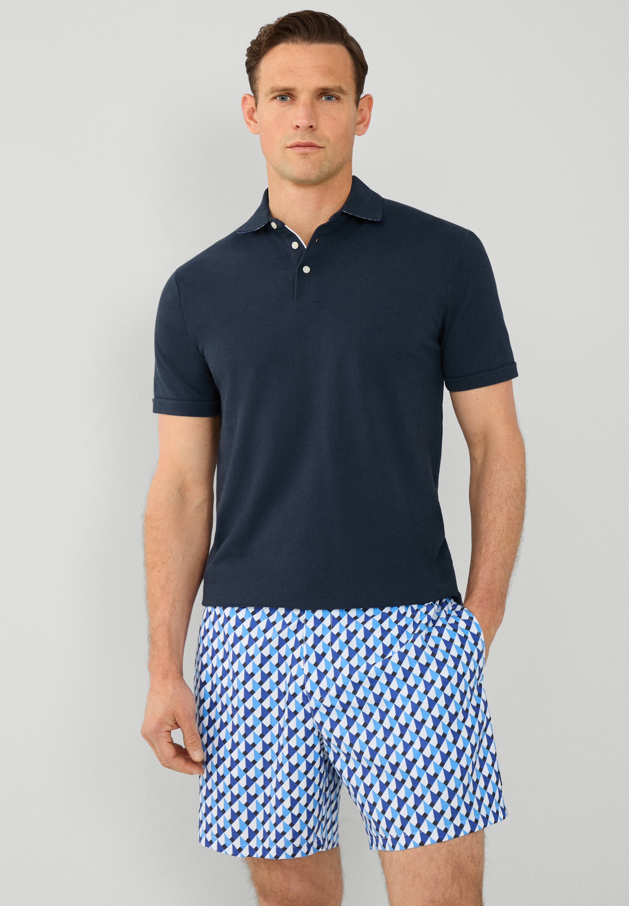 Pantaloncini Nautici Uomo Hackett London – Vestibilità Classica, Dettagli A Contrasto, Eleganti E Casual