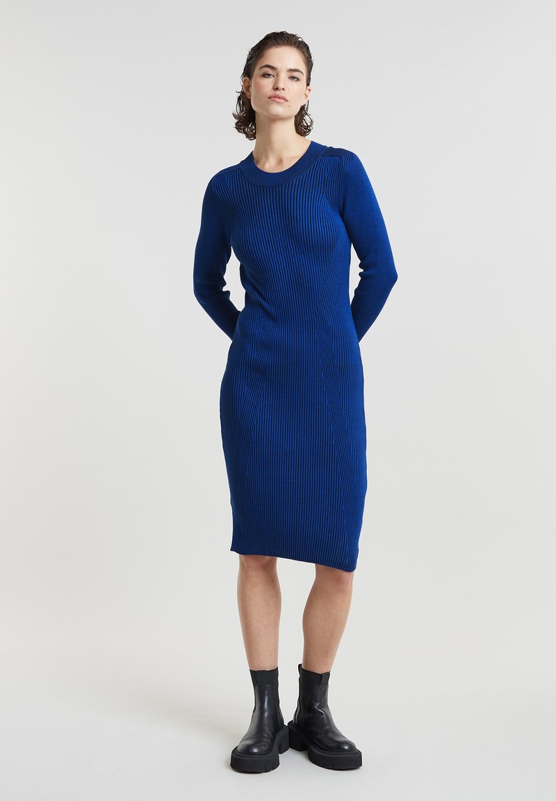 G-Star Gebreide jurk blauw