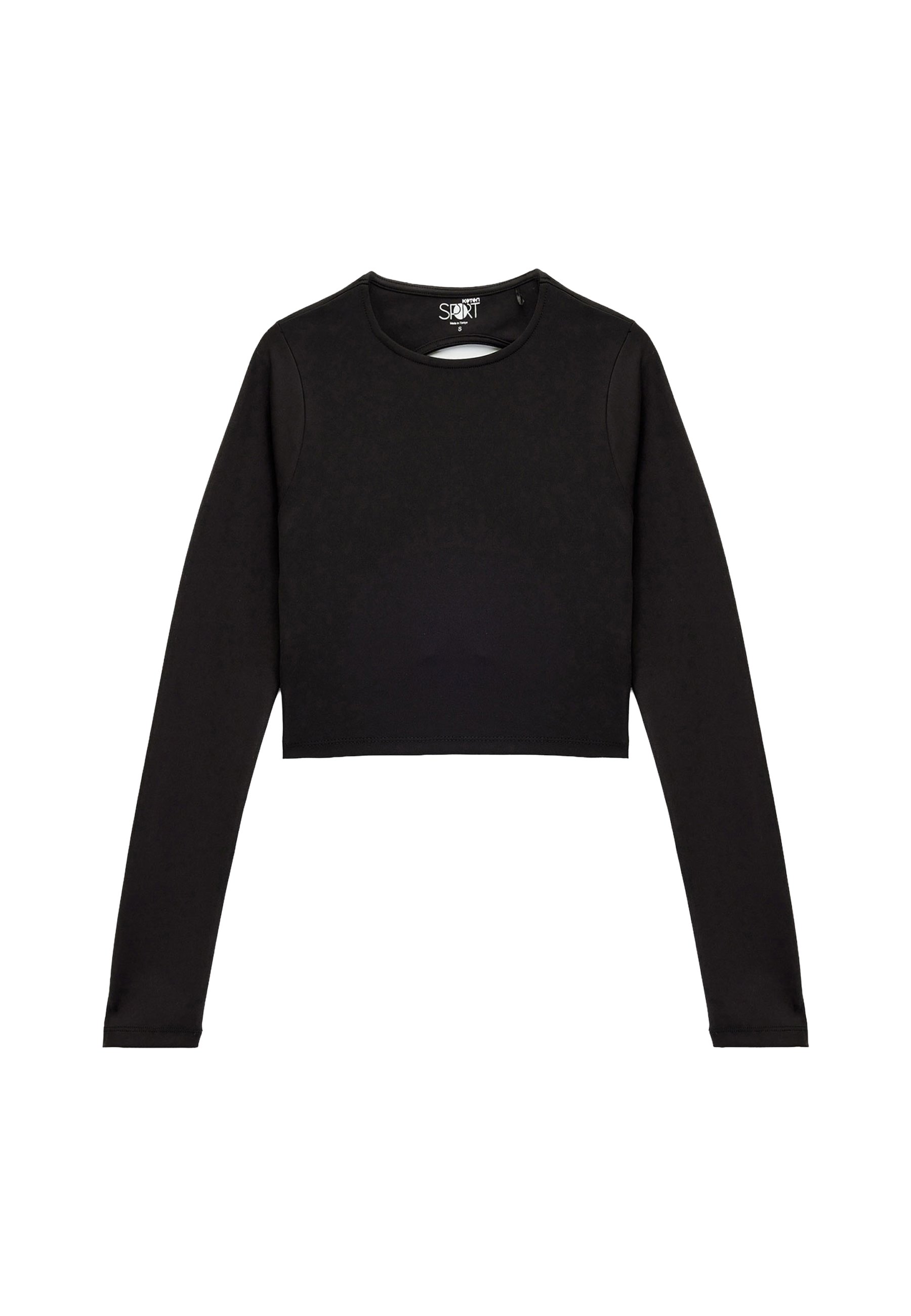 Crop Top Bottoni Koton Maglia Lunga Donna Koton - T-Shirt Con Bottoni E