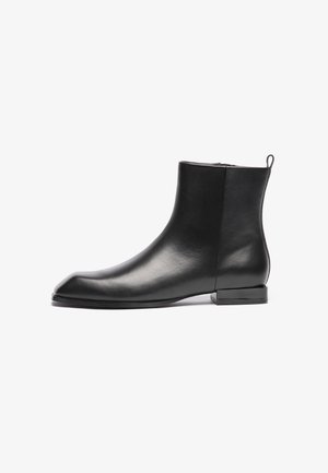 LEATHER - Classic ankle boots - black