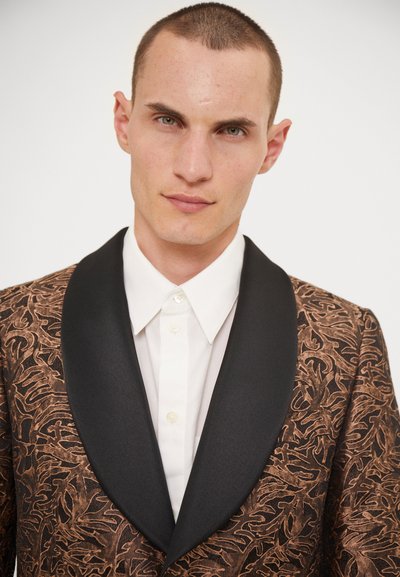 Pal Zileri GIACCA UOMO CON INSERTI - Ülikonnapintsakud - black/gold-coloured
