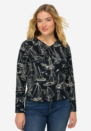 LAURASØN T-shirt à manches longues - dark blue